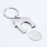 Personalized Key Chain Lettering Shopping Cart Pluggable High