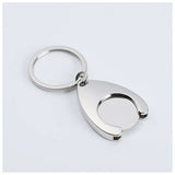 Personalized Key Chain Lettering Shopping Cart Pluggable High
