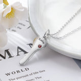 Personalized Key & Heart Necklace Sets for Couples