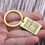 Courageous Personalized Superhero Keychain