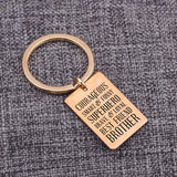 Courageous Personalized Superhero Keychain