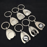 Personalized Keychain Lettering Shopping Cart Pluggable High Key Chain
