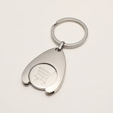 Personalized Keychain Lettering Shopping Cart Pluggable High Key Chain