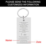 Personalized Keychain Name Valentines Gift Key Chains For Couple