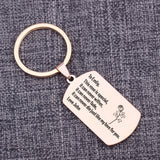 Personalized Couples Keychain Bag Charms Car Key Tag Holder Gift