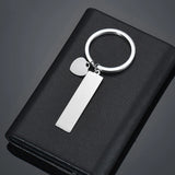 Personalized Engraved Keychain for Couples Men