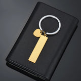 Personalized Engraved Keychain for Couples Men
