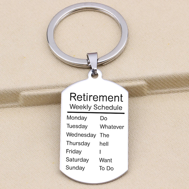 Retirement Keychain: Do Whatever I Want To Do