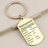 Retirement Keychain: Do Whatever I Want To Do