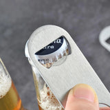 Personalized Stainless Steel Soda Beer Bottle Opener Keychain