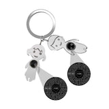 Personalized Dolls Pendants Keychain - Photo Name Projection Memory Key Chain