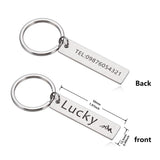 Personalized Love Gift Keyring for Anniversary Couple Teacher Men Name Keychain