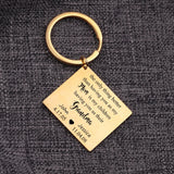 Personalized Kids Name Date Keychain