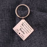 Personalized Kids Name Date Keychain