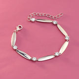 Personalized Kids Bracelet oval beads bar Jewelry for Mothers