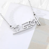 Custom Name Necklaces Stainless Steel Pendant Necklace