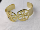 Personalized Large Name Bracelet Stainless Steel Nameplate Open Cuff Bangle