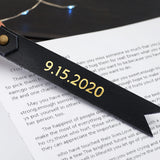 Personalized Leather Bookmark, Book Mark, Name Bookmark, Reading Gift