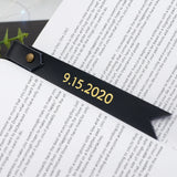 Personalized Leather Bookmark, Book Mark, Name Bookmark, Reading Gift