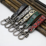 Leopard Print Key Chain for Women Unisex Car Keychain Accessories