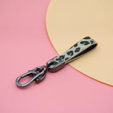 Leopard Print Key Chain for Women Unisex Car Keychain Accessories
