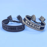 Personalized Cotton Weaving Tassel Sports Bracelets