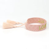 Personalized Cotton Weaving Tassel Bracelet for Women