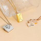 Personalized Secret Love Note Necklace