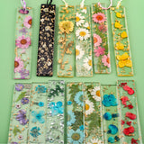Floral Resin Bookmark With Tassel DIY Natural Dried Flower Bookmarks