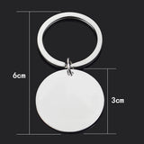 Personalized Zodiac Sign Keychain Engraved Stainless Steel Key Holder