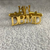 Monogrammed Initials Cufflinks Wedding Cuff links Men Jewelry