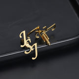 Personalized Initials Cufflinks Mens Shirt Cufflink Men Jewelry