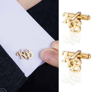 Personalized Name Cufflinks Custom Mens Jewelry Wedding Groom Gift
