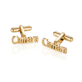 Personalized Name Cufflinks Custom Mens Jewelry Wedding Groom Gift