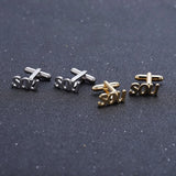 Personalized Name Cufflinks Stainless Steel Shirt Button