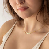 Personalized Letter Pendant Necklace Stainless Steel Name Jewelry for Women