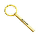 Custom Music Scan Code Keychain Engraving Pendant Men Women