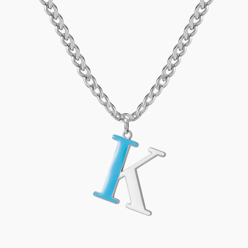 Personalized Enamel Necklace for Women
