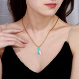 Personalized Enamel Necklace for Women