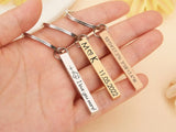 Personalized Coordinates 3D Keychain Engraved Keyring for Couple