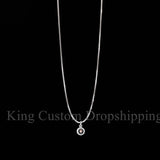 Personalized Men's 925 Silver Chain Necklace Birthday Gift