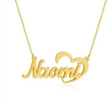 Personalized Love Heart Name Necklace Choker for Women