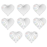 Custom Heart Pendant Necklace with Family Names & Birthstone for Women