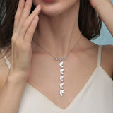 Personalized Family Name Necklace for Mom