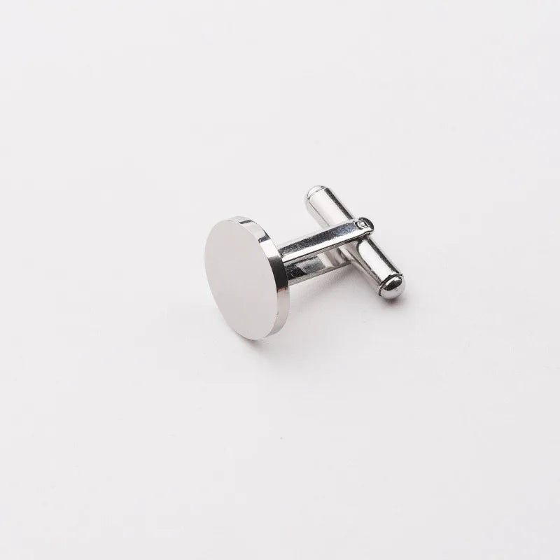 Personalized Man Cufflinks Stainless Steel Shirt Cuff Button Wedding