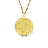 Personalized Map Necklace Pendant Jewelry Neck Chain Women Mom Girl Gift