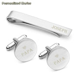Personalized Master Name Symbol Cufflinks Set
