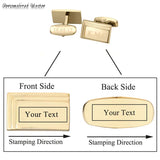 Personalized Stainless Steel Cufflink Set