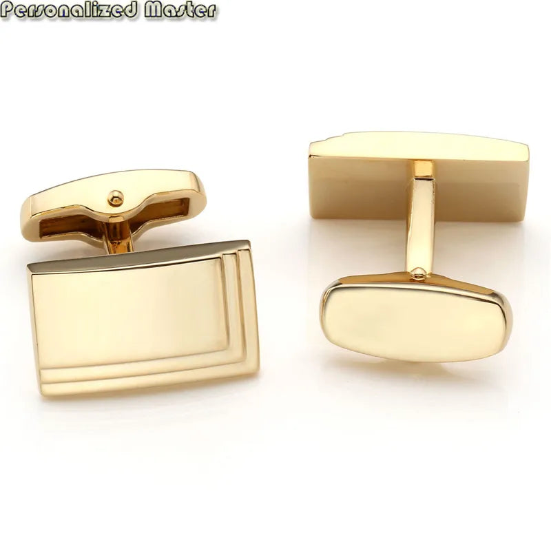 Personalized Stainless Steel Cufflink Set