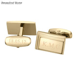Personalized Stainless Steel Cufflink Set